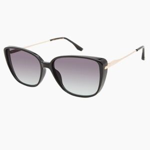 Nanette Lepore Black Cat Eye Sunglasses